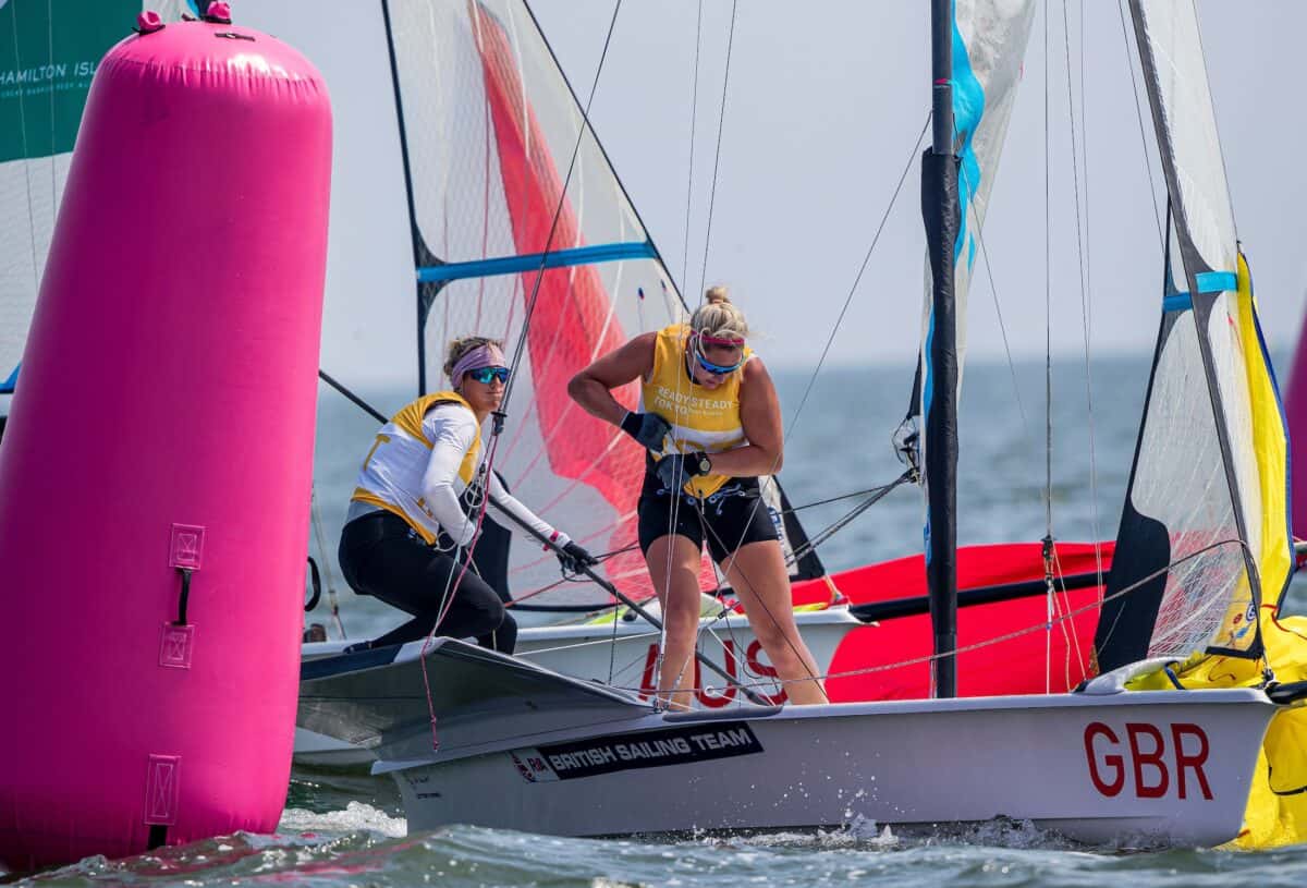 A day of light wind saw a slightly disrupted race schedule on Day 2 of Ready Steady Tokyo - Sailing