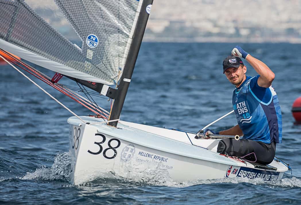 Giles Scott secured his third European Finn title in Athens after holding off world champion Zsombor Berecz