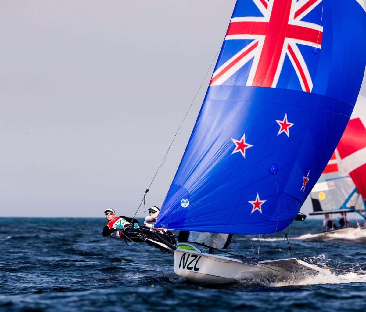 The Rio 2016 silver medallists have continued to train and sail together in New Zealand ahead of next year's Olympic Games