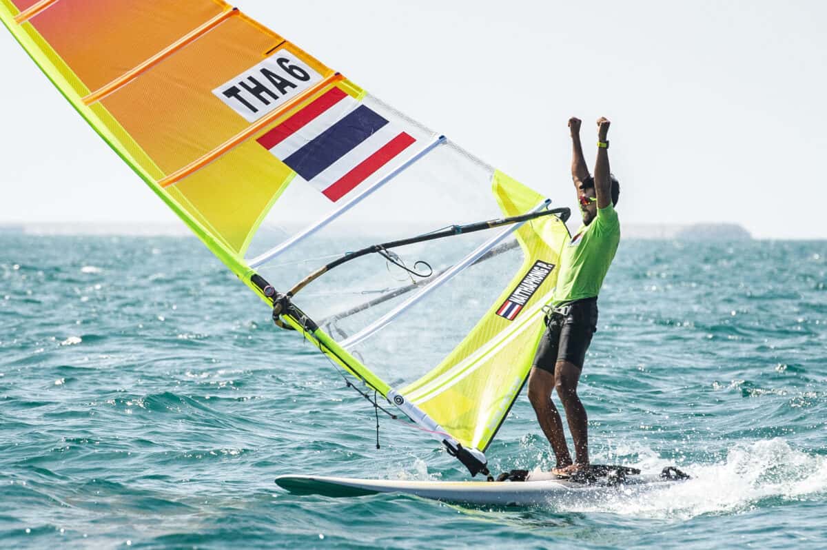 Sailing at the Mussanah Open Championship 2021