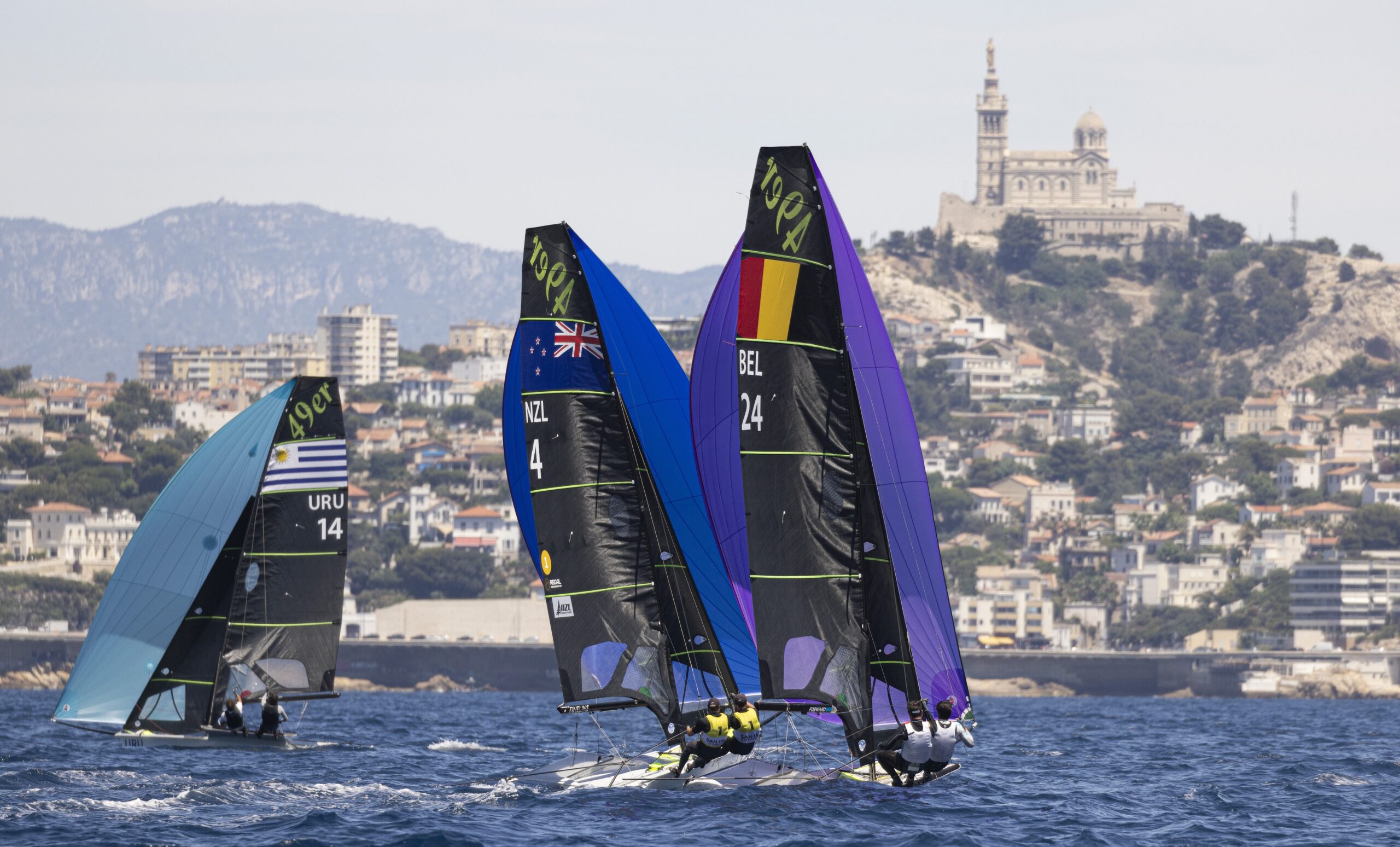 Paris 2024 Olympic Sailing Test Event, Marseille, France.