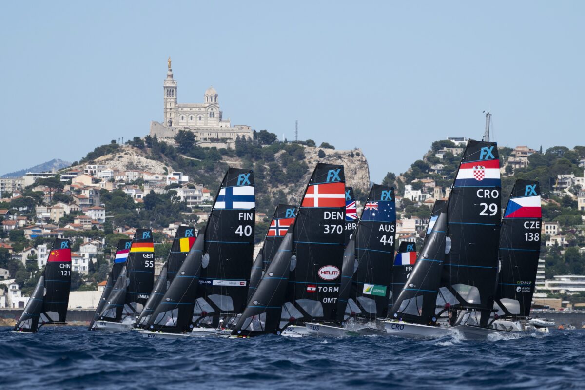Paris 2024 Olympic Sailing Test Event, Marseille, France.