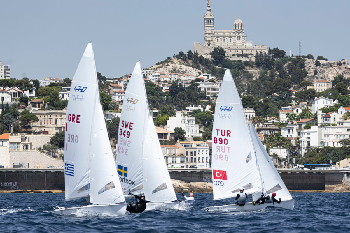Paris 2024 Olympic Sailing Test Event, Marseille, France.