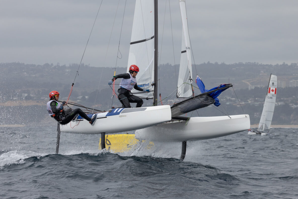 Dia 15, Vela Catamarn Mixto Nacra 17 series clasificatorias / Day 15, Sailing mixed Multihull Nacra 17 medal race.