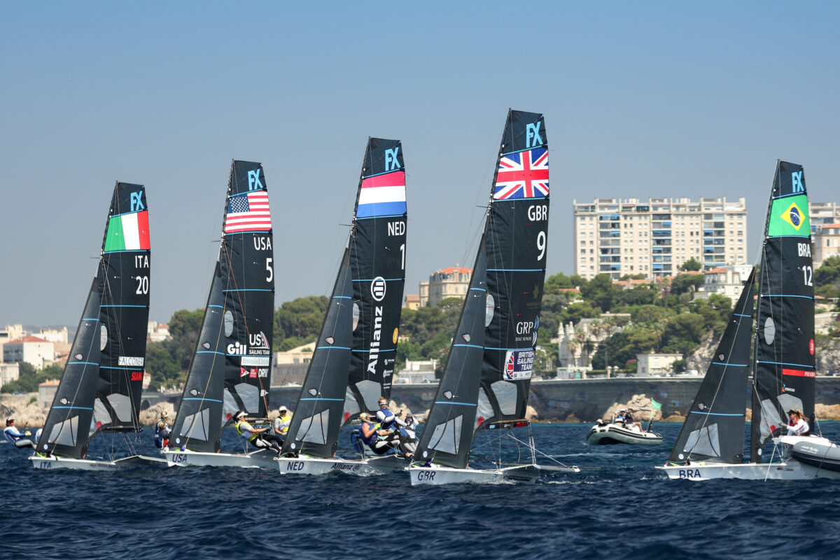 Paris 2024 Olympic Sailing Test Event, Marseille, France.