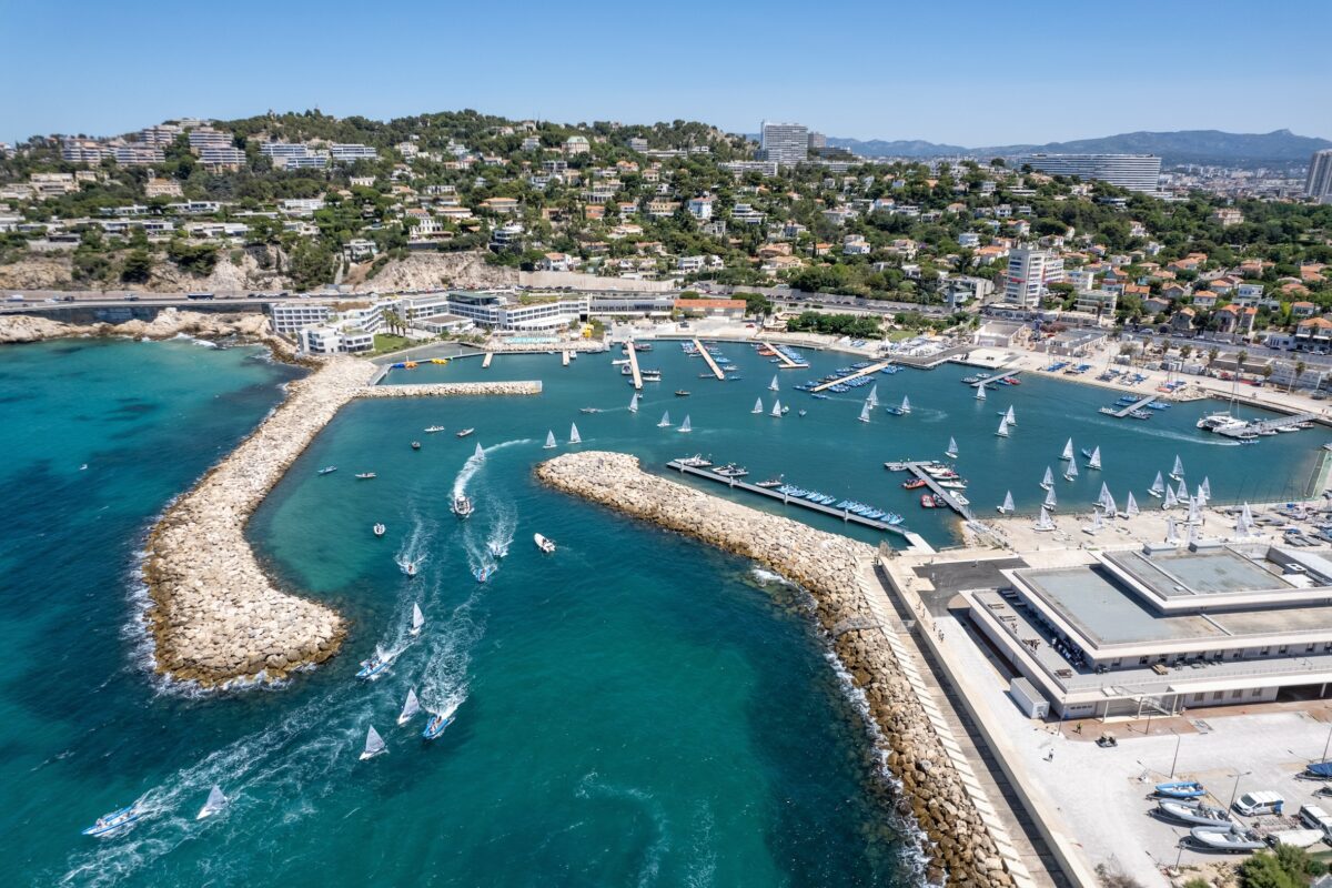Paris 2024 Olympic Sailing Test Event, Marseille, France.