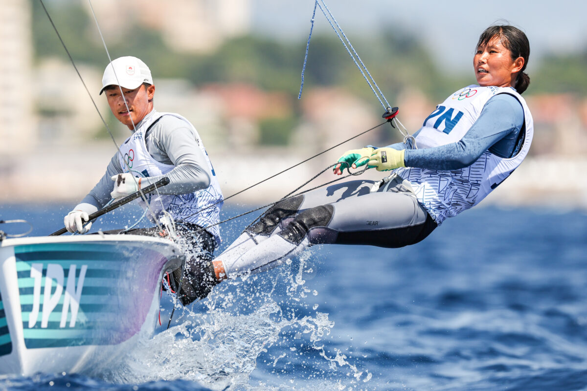 Keiju Okada and Miho Yoshioka of Japan