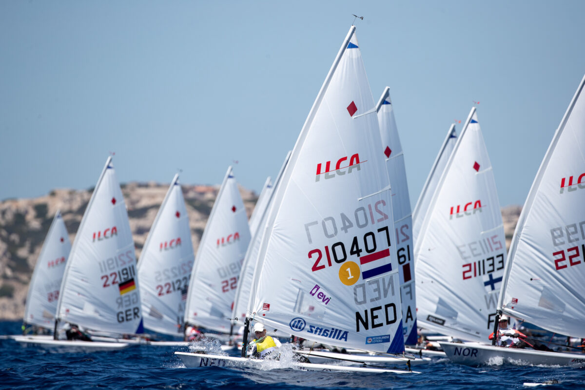 Paris 2024 Olympic Sailing Test Event, Marseille, France.