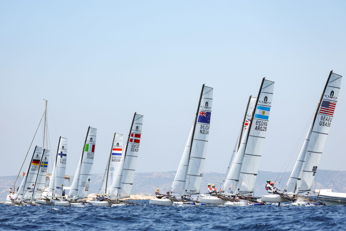 Paris 2024 Olympic Sailing Test Event, Marseille, France.
