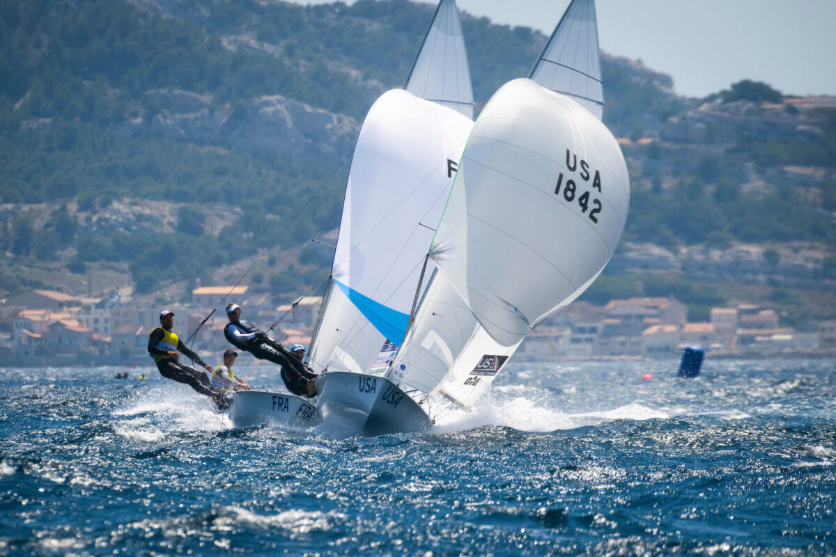 Paris 2024 Olympic Sailing Test Event, Marseille, France.