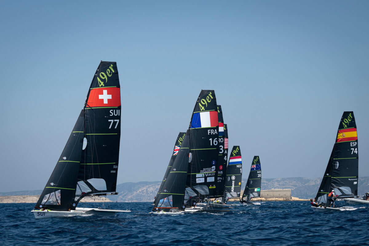Paris 2024 Olympic Sailing Test Event, Marseille, France.