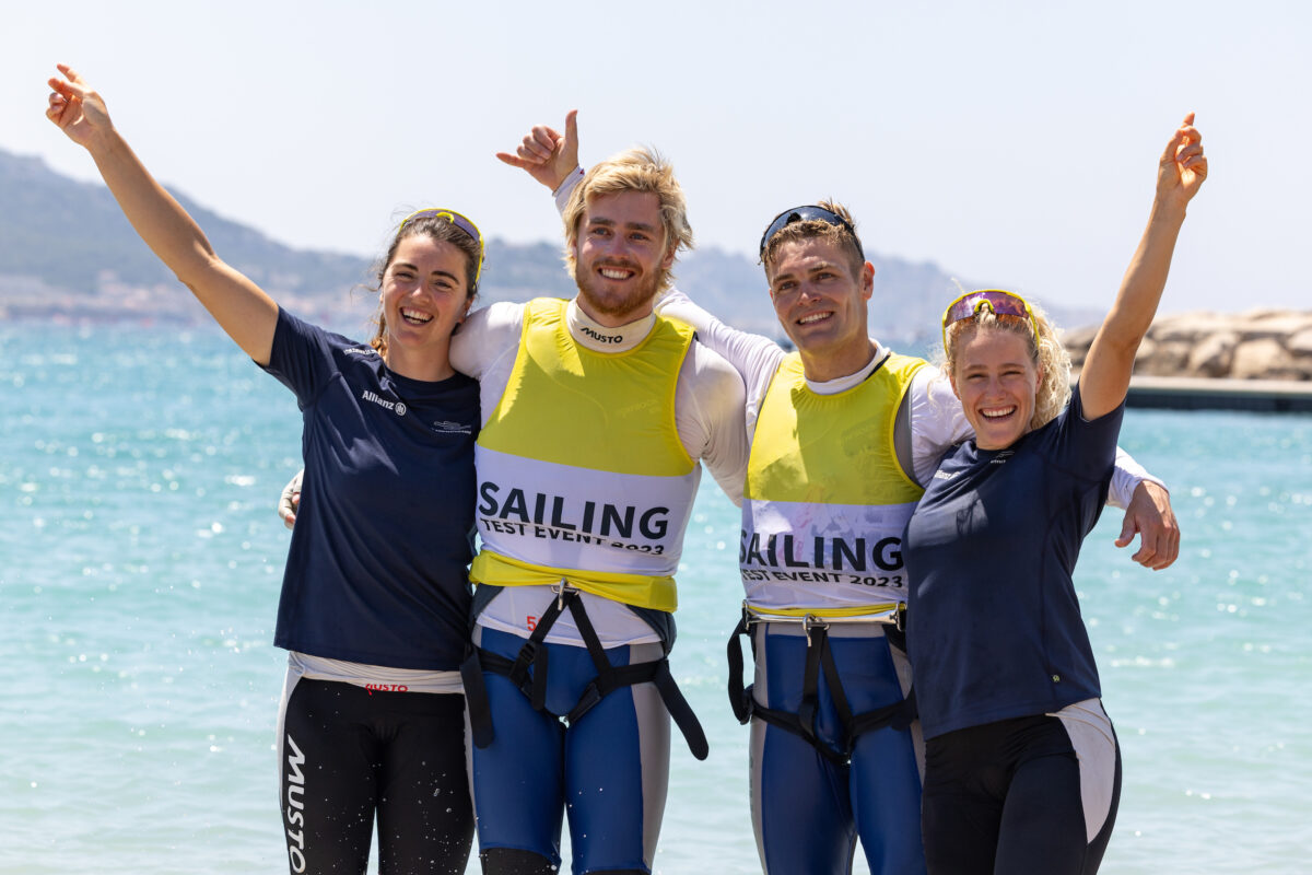 Paris 2024 Olympic Sailing Test Event, Marseille, France.