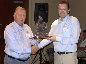 Ulfur Hrobjartsson (ISL) Awarded ISAF Presidents Development Award