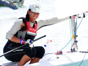Helema Williams Represents Cook Islands For The First Time At An ISAF Worlds