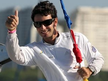 World #30 Open Match Racer Henrique Haddad (BRA) Steps Into His First 470 Regatta In Perth