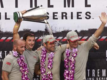 Luna Rossa Claim Extreme Sailing Series Crown