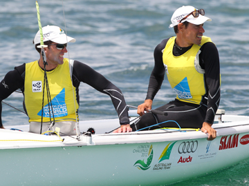 Belcher And Page (AUS) Win Men's 470 Gold On Home Waters