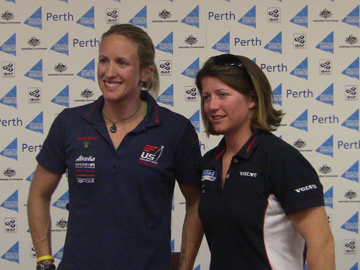 Anna Tunnicliffe (USA) And Lucy Macgregor (GBR) Press Conference