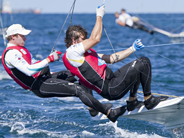 Outteridge And Jensen Crowned 49er World Champions