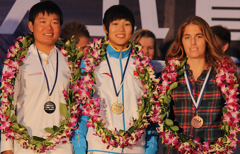 ISAF Sailing World Cup Qingdao - Women's RS:X Medal Race Highlights