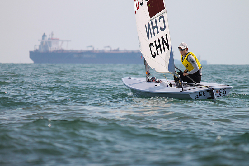 ISAF Sailing World Cup Qingdao - Laser Radial Medal Race Highlights