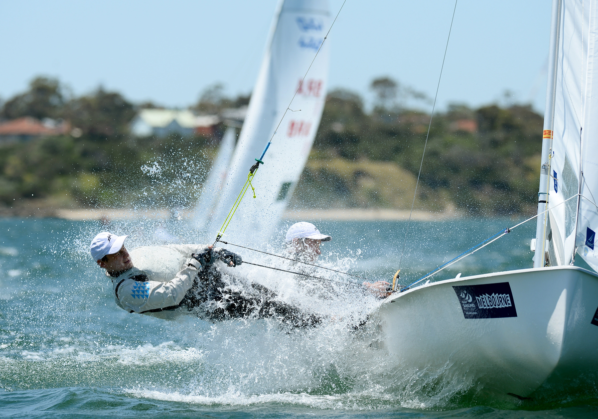 Croatian And Australian 470 Sailors Enjoy Their Match Up