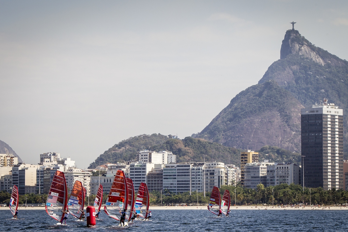 Women's RS:X in action