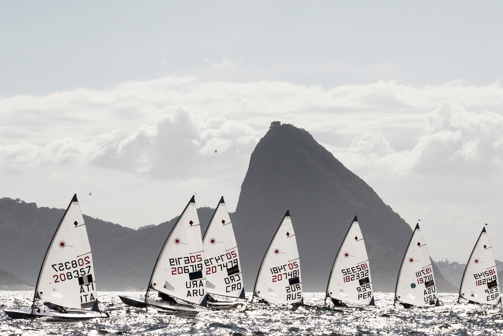 No margin for error - Olympic Laser Radial sailing