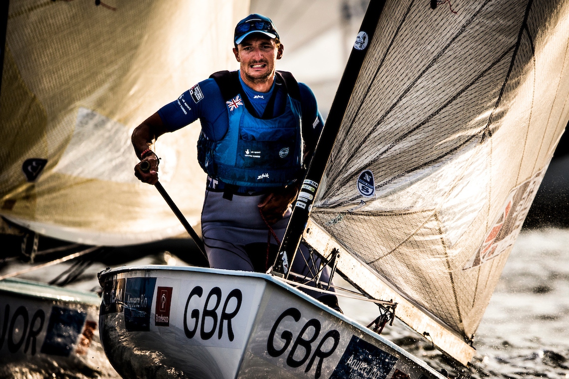 Power and finesse - Olympic Finn sailing