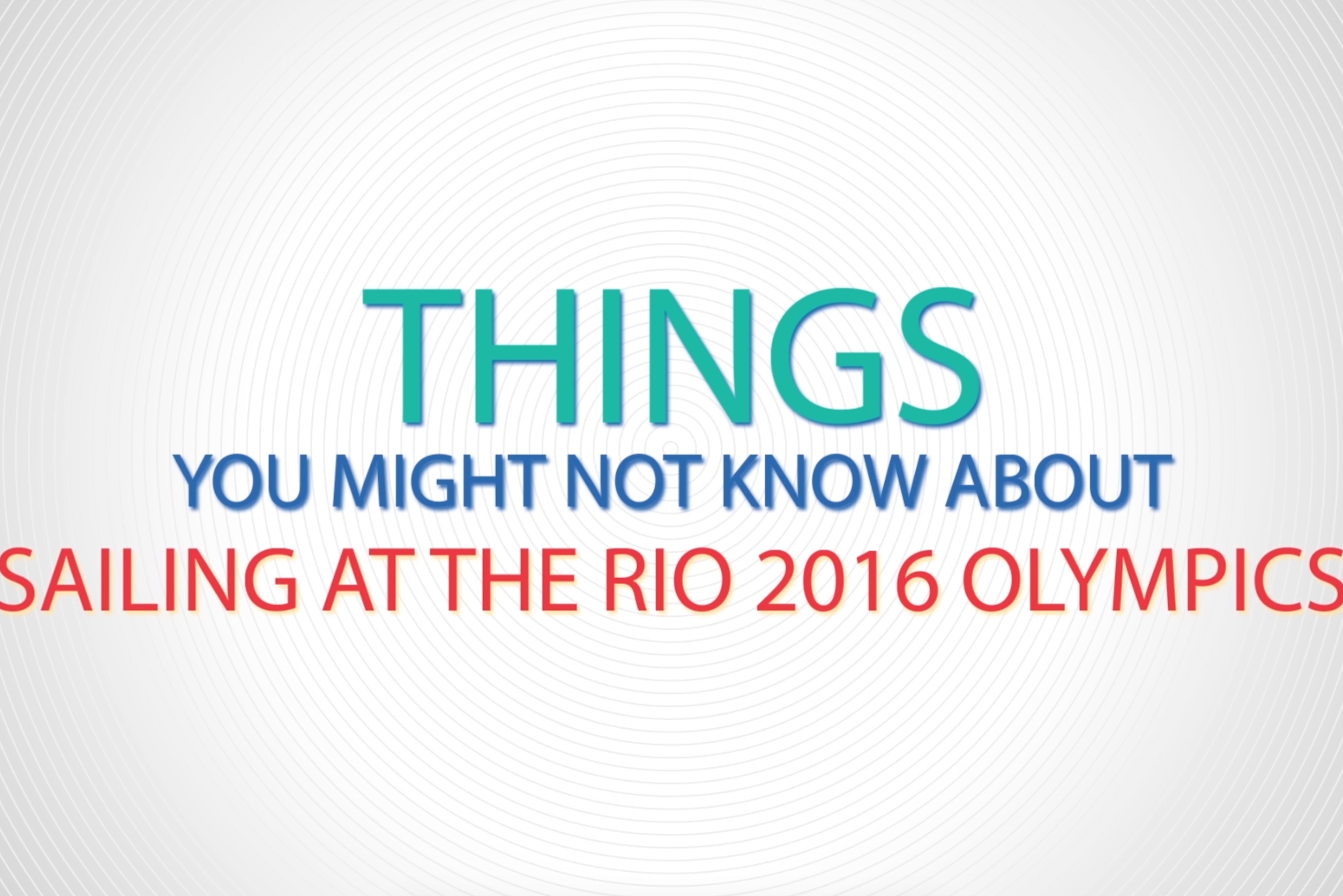All you need to know about Olympic sailing