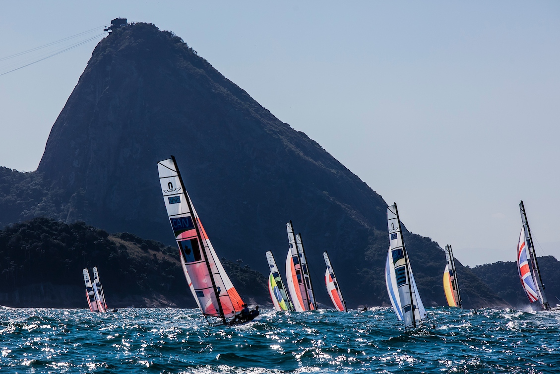 Nacra 17 Medal Race Line Up