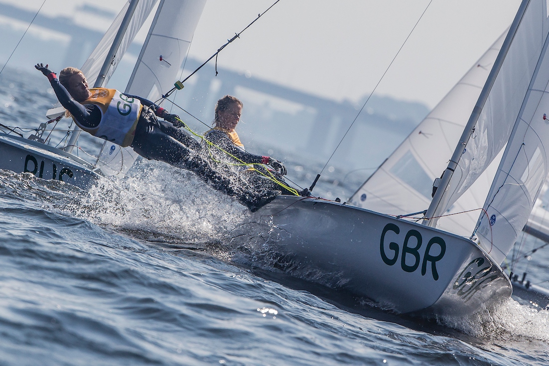 Women's 470 Medal Race Line Up
